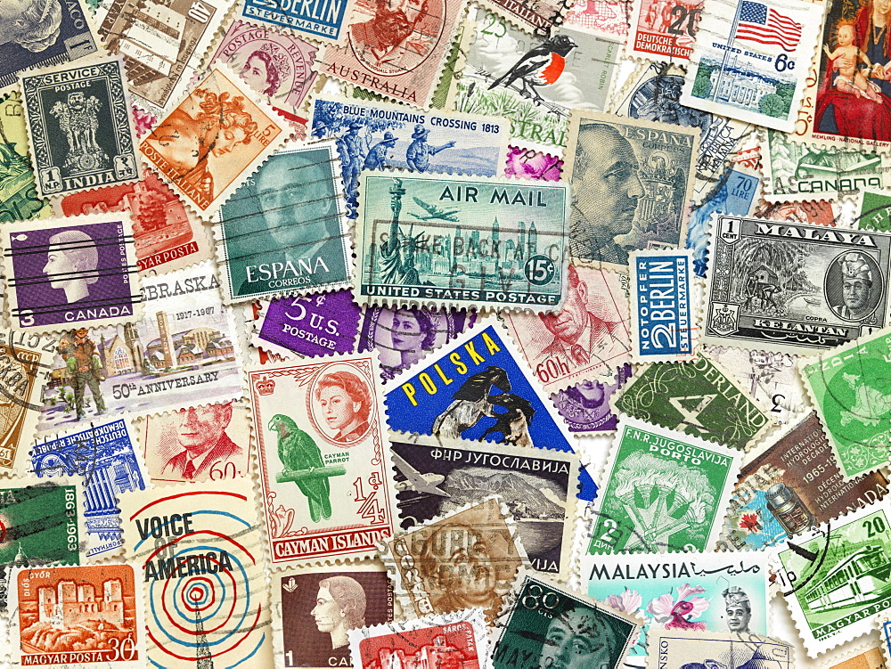 Международный штамп. Почтовые марки Канады. Collecting stamps. Collect stamps. Pack of stamps.